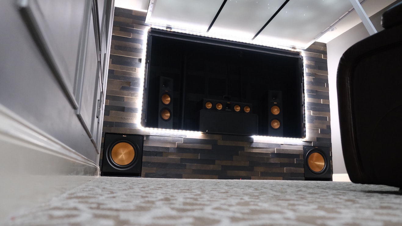 Klipsch Shawn Repp home theater front view